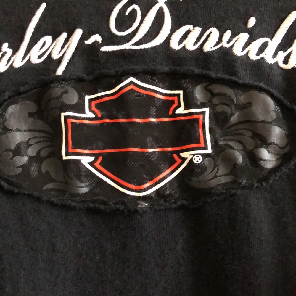 Given as Gift! Harley-Davidson Long-Sleeve Top - Picture 3 of 9